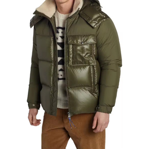 Chaqueta de Invierno Acolchada al por Mayor para Hombre, Logotipo Frontal Personalizado, Colores Personalizados, Alta Calidad, Resistente al Viento, Hecha en Pakistán - Product Image 6