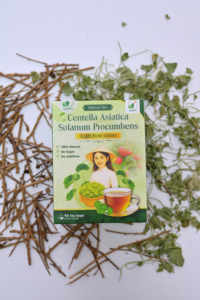 Soutient la fonction hépatique avec une tisane de Centella Asiatica de qualité supérieure, mélangée par la marque NMPT, sachets de thé de 2 g, durée de conservation de 2 ans - Product Image 4