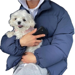 Chaqueta corta acolchada de invierno para hombre, abrigos informales de cuero de burbujas con ropa informal coreana, estilo Parka, cortavientos de invierno - Product Image 6