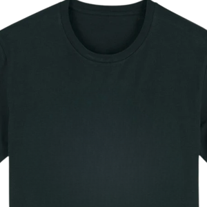 Camiseta Negra Lisa Premium, Impresión de Logotipo Personalizado, OEM al por Mayor, Unisex, Algodón Suave, Ropa de Alta Calidad, Fabricante Mayorista - Product Image 3