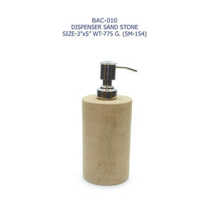 Accessoires de salle de bain en gros d'Inde Distributeur de savon en pierre de soapstone naturelle pour la maison et l'hôtel au meilleur prix fournisseur d'usine - Product Image 3