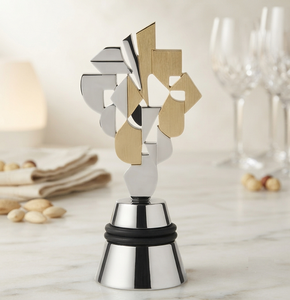 Tapón de Botella de Cerveza, Vino y Champán de Metal Plateado y Dorado, Estilo Personalizado, Tapón de Botella de Acero Inoxidable Dorado y Plateado - Product Image 5