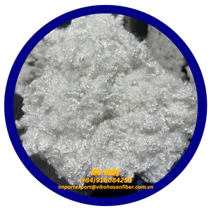 Vikohasan 7D HCS White Soft Furniture Cushion Stuffing 15D GRS Recycled Polyester <b>Staple</b> Fibers Flame Retardant Siliconized - Product Image 3