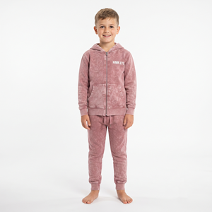 Conjunto de Sudadera con Capucha y Pantalones Deportivos de Algodón Lavado al Ácido para Niños, Chándal Informal Personalizado para Niños para Uso Diario y Deportivo - Product Image 6
