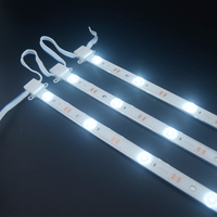 Boîtes lumineuses publicitaires en treillis blanc 12W, lampe de bureau, diffuseur, lentille optique, module LED, barre rigide pour rétroéclairage de boîte lumineuse