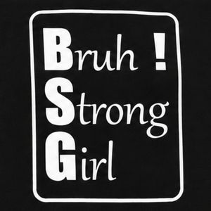 <b>Womens</b> <b>Black</b> Graphic Print Sweatshirt Long Sleeve Crew Neck Oversized Casual Pullover Bold White Letter Print Streetwear Top - Product Image 6