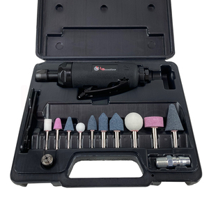Industrial 1/4" <b>Air</b> Die Grinder Kit with <b>Stones</b> and Collet Sizes - Product Image 5