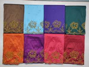 High Quality Latest Stunning Fashion Somalian Underskirt Gorgura Satin Fabric Stonework Floral Pattern For Regular Wear - Product Image 2
