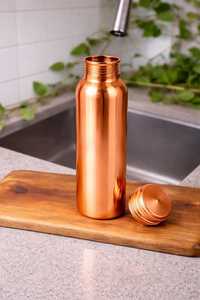 BURAQ HANDICRAT Copper Water <b>Bottle</b> 1L Design for Travel copper <b>bottle</b> set - Product Image 4