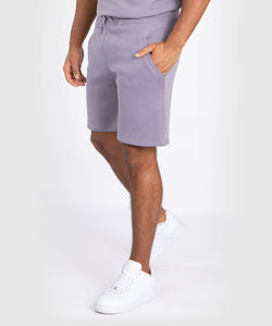 T-shirt et short streetwear personnalisés avec logo brodé, ensemble 2 pièces homme bicolore, haute qualité, 100% coton. - Product Image 3