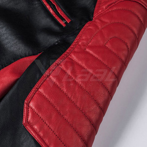 เสื้อแจ็คเก็ตหนังผู้ชายสำหรับใช้ในชีวิตประจำวัน ดีไซน์เย็บตะเข็บทนทาน ให้ความอบอุ่นและมีสไตล์ เหมาะสำหรับฤดูหนาว - Product Image 5