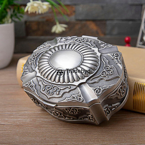 Luxury Carved Metal Organizer Box with Custom Design-Decorative Home Accent by Tradebyd - Product Image 6