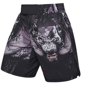 Pantalones Cortos de MMA para Hombre, Artes Marciales Mixtas, Boxeo, Muay Thai, Ropa de Entrenamiento, Impresión por Sublimación, 100% Poliéster, Logotipo Frontal, Ajuste Atlético - Product Image 1