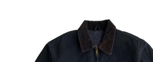 เสื้อแจ็คเก็ตวินเทจสำหรับผู้ชาย ปกคอพับได้ ปักลายสะท้อนแสง ผ้าแคนวาสหนา ระบายอากาศได้ดี ซับในบุผ้านวมสำหรับฤดูหนาว เหมาะสำหรับวิศวกร - Product Image 2