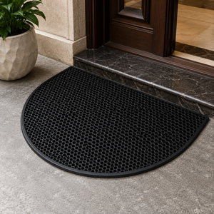 Tapis de porte moderne en caoutchouc 40x60cm, fabriqué à la machine, antidérapant, lavable, pour intérieur, extérieur, hôtel et usage domestique, vente en gros - Product Image 4