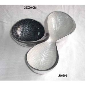 Cuenco de aluminio fundido en forma de caramelo de alta calidad con espejo esmaltado, cuenco de Metal para servir, cuenco de aluminio para servir ensaladas - Product Image 4