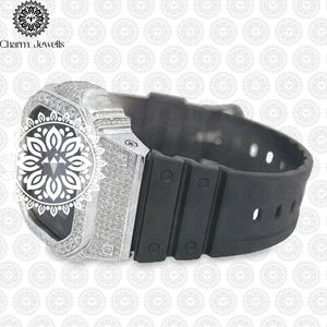 Charm Jewells Montre de luxe pour homme en acier inoxydable, boîtier de 40 mm, cadran en verre, mouvement mécanique analogique, bracelet en acier inoxydable, date automatique - Product Image 4