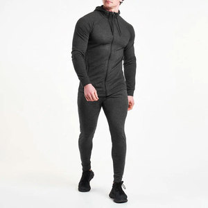 เสื้อฮู้ดฟลีซบุขนหนานุ่มสำหรับผู้ชาย ดีไซน์โลโก้ปัก น้ำหนักเบา ใส่สบาย เหมาะสำหรับออกกำลังกายในฤดูหนาว เป็นมิตรต่อสิ่งแวดล้อม กันลม ระบายอากาศได้ดี - Product Image 2