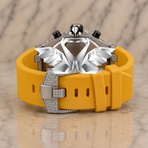 Men's Luxury Moissanite Diamond Watch Full Pave Handset VVS Stones Bracelet Watch - Product Image 3