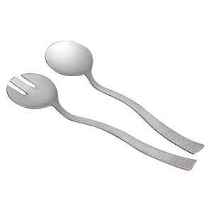 Ensemble de cuillères et fourchettes à salade en métal résistant à la corrosion, de qualité alimentaire, pour un service sûr et sain lors de fêtes et dans les restaurants - Product Image 4