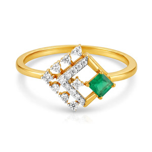 Designer Color <b>Stone</b> Halo Diamond Ring With Fancy Gemstone Center - Product Image 2