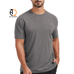 เสื้อยืดผ้าฝ้ายผู้ชายลำลองคอกลม - Product Image 4