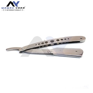 Navaja Profesional de Acero Inoxidable con Bloqueo Giratorio para Hombres, para Corte de Cabello, Barba y Cejas, Herramienta Manual para Recortar y Arreglar - Product Image 5