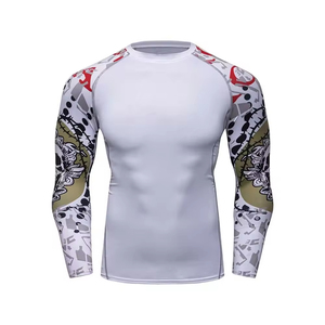 Ropa Deportiva para Ciclismo al Aire Libre, 100% Poliéster, Traje de Baño de Compresión para Hombre, Camiseta de Protección Solar Masculina - Product Image 1