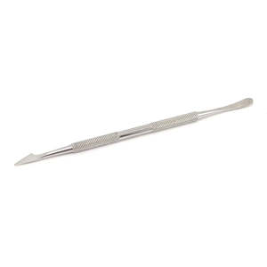 Râpe à ongles électrique en acier inoxydable de qualité supérieure, avec logo personnalisé, curette de manucure, repousse-cuticules, lime métallique, outil de pédicure en gros - Product Image 2