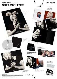 เทอมิน - [PHASE I : SOFT VIOLENCE] (เวอร์ชั่นโฟโต้บุ๊ค) อัลบั้มซีดีเคป๊อปขายดีที่สุดในเกาหลีสำหรับทุกวัย - Product Image 4