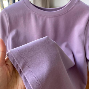 T-shirts pour hommes, surdimensionnés, en spandex/polyester, col rond, respirants, décontractés, manches courtes, grande taille, tissu tricoté, uni - Product Image 6