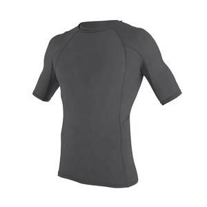OEM custom <b>compression</b> <b>shirts</b> <b>men</b> performance fit polyester quick dry breathable fabric for gym running and active training - Product Image 4