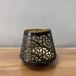 Moroccan Style Metal Candle Holder Hollow Carved <b>Tea</b> <b>Light</b> <b>Lantern</b> Decorative Cup for Home Wedding Ramadan Decor - Product Image 3