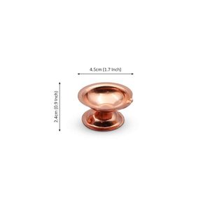Support de Diya en Cuivre Premium, Lampe à Huile Akhand Diya pour la Prière Quotidienne au Temple, Cadeau Festif - Product Image 2