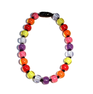 Collier classique multicouche unique en résine perlée, design quartz rose, élégante chaîne en pierre de perle naturelle, bijoux de mode pour mariage - Product Image 2