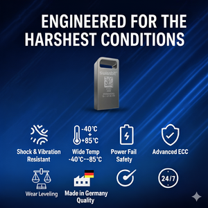 Swissbit U-56n loạt công nghiệp USB 3.1 SuperSpeed ổ đĩa <span class=keywords><strong>flash</strong></span> pslc 8GB SFU3008GC2AE1TO-I-GE-1BP-STD - Product Image 3