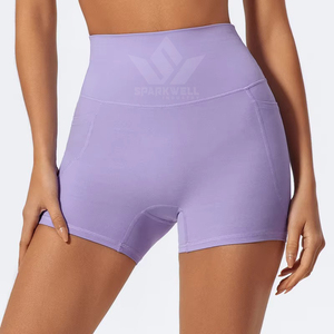 Ensemble de yoga sans couture 2 pièces pour femmes, soutien-gorge de sport respirant et leggings taille haute longueur intégrale, extensible en nylon et élasthanne, pour la gym et le fitness - Product Image 2