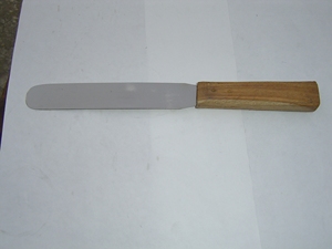 Espátula de mezcla de hierro fundido SUNTOOLS/STIPL Modelo 242 con mango de madera para la fabricación de joyas - Product Image 1