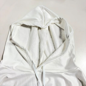 Sweat à capuche personnalisé OEM imprimé par sublimation 3D avec motif Père Noël, pour homme, coupe oversize, motif flocon de neige festif, effet mur déchiré, Noël - Product Image 5
