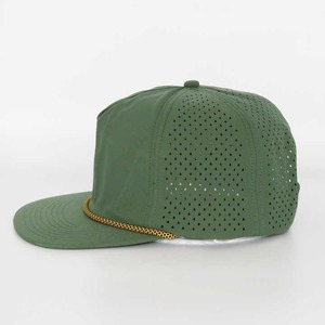 Vietnam <b>Hat</b> Manufacturer Custom Logo 5 Panel Baseball <b>Hat</b> Hole Drilled Perforated Golf <b>Hat</b> <b>Waterproof</b> Sport Cap - Product Image 2