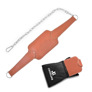 Custom Logo Dip Leather <b>Belt</b> Steel Chain Cowhide Leather Adjustable Weight Lifting Heavy Duty Non Slip Breathable Unisex <b>Belts</b> - Product Image 5