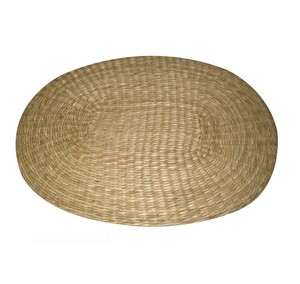New Arrival <b>Bamboo</b> Seagrass Round <b>Placemats</b> Handwoven Eco-Friendly Heat-Insulating Bohemian Style Dining Accessories - Product Image 1