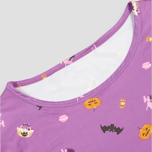 Pijamas de talla grande para mujer, conjunto de 2 piezas de manga corta para estar en casa, ropa de dormir de verano para mujeres con curvas. - Product Image 4