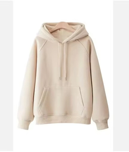 Sudadera con Capucha Unisex Extra Grande, Color Sólido, Algodón French Terry, Estilo Casual, Corte Regular, para Otoño - Product Image 3