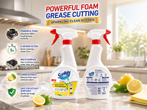 SUNLIGHT Kitchen <b>Cleaning</b> Snow <b>Foam</b> Powerfoam 500ml x 12 bottles - Product Image 2