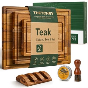 Tablas de cortar y picar de madera de teca, OEM, personalizadas, al por mayor |   Aqdus Saleem India - Product Image 2