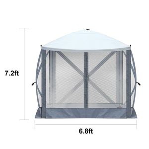 Tenda da Campeggio Pop-Up 6.8FT X 7.2FT per Avventure all'Aperto - Product Image 5