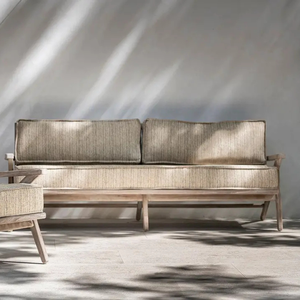 Sofá de Madera de Teca para Exteriores en Oferta, de 2 a 5 Plazas, Moderno, Suave, Resistente a la Intemperie, Fabricante de Muebles - Product Image 2