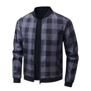 Veste universitaire de haute qualité pour hommes, manches en cuir avec broderie en chenille par sublimation, veste universitaire à carreaux Letterman de baseball personnalisée - Product Image 1