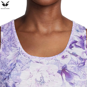 Débardeur personnalisé de qualité supérieure avec impression par sublimation, prix de gros, dernier produit très vendu, vêtements de fitness pour femmes - Product Image 6